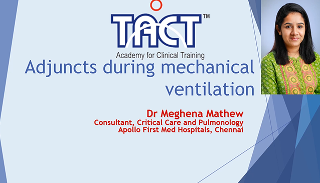 Adjuncts in mechanical ventilation