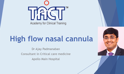 High flow nasal cannula